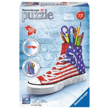 Ravensburger Amerika tornacipő 108 db-os 3D puzzle online gyerekjáték rendelés Puzzle - Puzzle