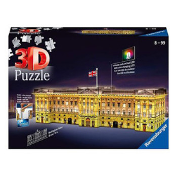 Ravensburger Buckingham palota fénnyel 216 darabos 3D puzzle online gyerekjáték rendelés Puzzle - Puzzle