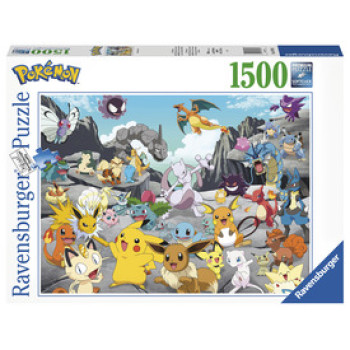 Ravensburger: Puzzle 1500 db - Klasszikus Pokémon online gyerekjáték rendelés Puzzle - Puzzle