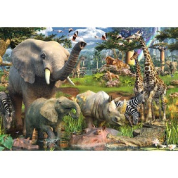 Ravensburger: Puzzle 18000 db - Az itatónál online gyerekjáték rendelés Puzzle - Puzzle