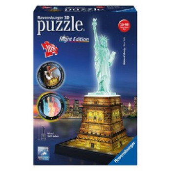 Ravensburger: Szabadság-szobor 108 darabos puzzle fénnyel online gyerekjáték rendelés Puzzle - Puzzle