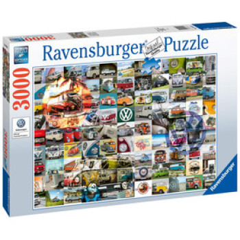 Ravensburger VW Bully pillanatok 3000 darabos puzzle online gyerekjáték rendelés Puzzle - Puzzle