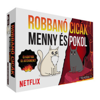 Robbanó cicák – Menny és pokol! Kártyajáték online gyerekjáték rendelés Társasjáték - Kártya