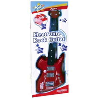 Rock gitár fém húrokkal - 62 cm online gyerekjáték rendelés Zenélő játék - Egyéb húros hangszer