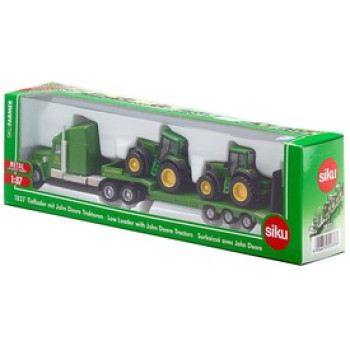 SIKU Kamion John Deere traktorokkal 1:87 - 1837 online gyerekjáték rendelés Játékautó és jármű - Játékautó és jármű