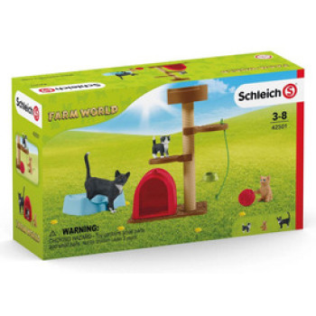 Schleich Játékélmény aranyos cicáknak online gyerekjáték rendelés Akcióhős