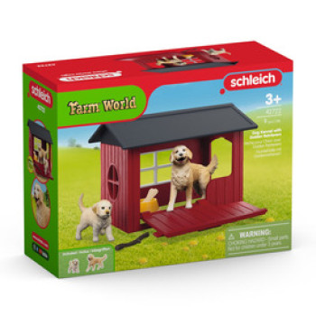 Schleich Kutya Kennel Golden Retrieverekkel online gyerekjáték rendelés Akcióhős