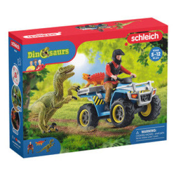 Schleich Menekülés quaddal a velociraptor elől online gyerekjáték rendelés Akcióhős