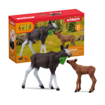 Schleich jávorszarvas borjúval online gyerekjáték rendelés Akcióhős