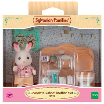 SylvanianFamilies: Csoki Nyuszi bátyó fürdőszoba bútorral online gyerekjáték rendelés Akcióhős