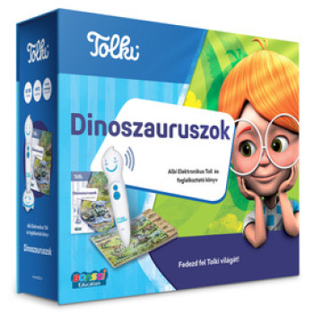 Tolki - Dinoszauruszok szett (könyv +toll) online gyerekjáték rendelés Könyv