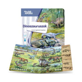 Tolki interaktív könyv - Dinoszauruszok online gyerekjáték rendelés Könyv