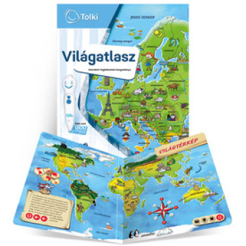 Tolki interaktív könyv - Világatlasz online gyerekjáték rendelés Könyv